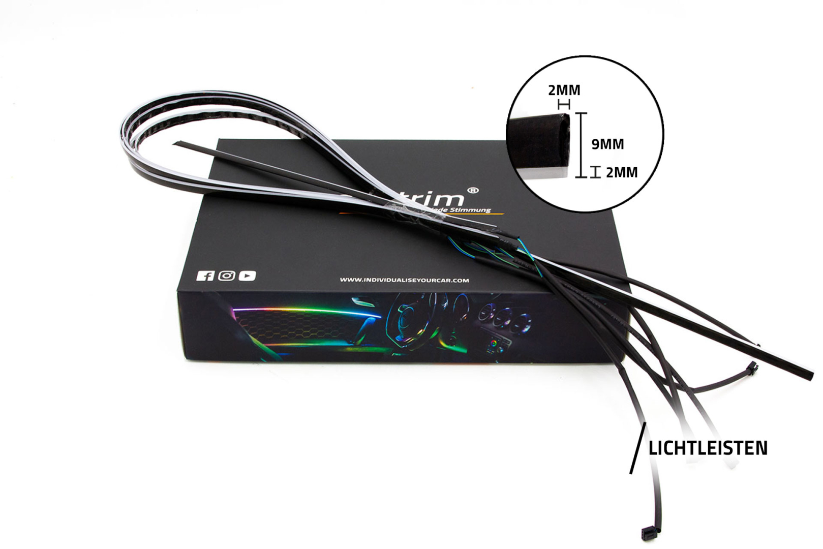 ambitrim® digital RGB RGIBC FULL LED Ambient Light Complete Sets